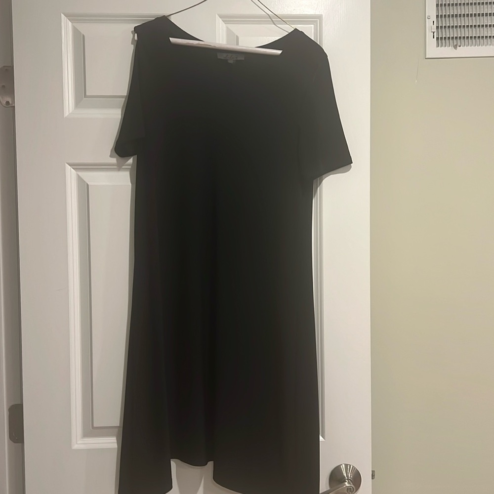 Cold Shoulder A-Line Dress